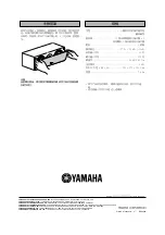 Preview for 20 page of Yamaha NS-C525 Owner'S Manual