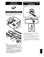 Предварительный просмотр 3 страницы Yamaha NS-C700 Owner'S Manual