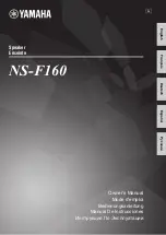 Предварительный просмотр 1 страницы Yamaha NS-F160 Owner'S Manual