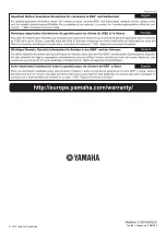 Предварительный просмотр 31 страницы Yamaha NS-F160 Owner'S Manual