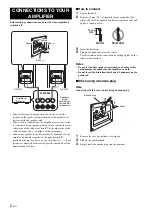 Предварительный просмотр 5 страницы Yamaha NS-F210BL - Bass-Reflex Floorstanding... Owner'S Manual