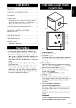 Предварительный просмотр 12 страницы Yamaha NS-F210BL - Bass-Reflex Floorstanding... Owner'S Manual