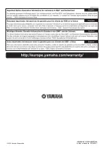 Предварительный просмотр 32 страницы Yamaha NS-F350 Owner'S Manual