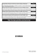 Предварительный просмотр 22 страницы Yamaha NS-F51 Owner'S Manual