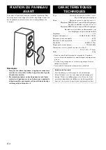 Предварительный просмотр 12 страницы Yamaha NS-F700 Owner'S Manual