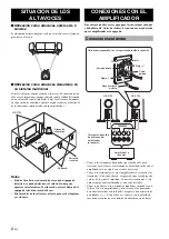 Предварительный просмотр 22 страницы Yamaha NS-F700 Owner'S Manual