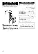 Предварительный просмотр 24 страницы Yamaha NS-F700 Owner'S Manual