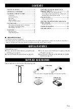 Preview for 6 page of Yamaha NS-IW280CWH Owner'S Manual