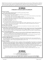 Предварительный просмотр 8 страницы Yamaha NS-IW560C Owner'S Manual