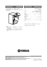 Preview for 20 page of Yamaha NS-M525 - Left / Right Rear CH Speakers Owner'S Manual