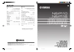 Preview for 100 page of Yamaha NS-P110 Owner'S Manual