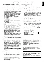 Preview for 3 page of Yamaha NS-P220 Owner'S Manual