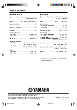 Preview for 20 page of Yamaha NS-P230 Owner'S Manual