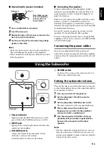 Preview for 7 page of Yamaha NS-P285 Owner'S Manual