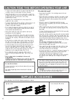 Preview for 4 page of Yamaha NS-P300 Owner'S Manual