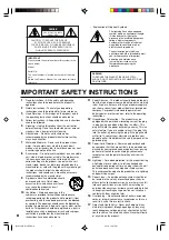 Preview for 2 page of Yamaha NS-P326 Owner'S Manual