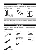 Preview for 4 page of Yamaha NS-P330 Owner'S Manual