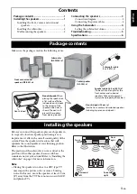 Предварительный просмотр 4 страницы Yamaha NS-P40 Owner'S Manual