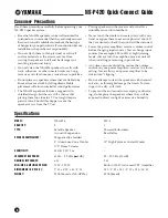 Preview for 5 page of Yamaha NS-P420 Quick Connect Manual