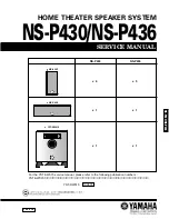 Yamaha NS-P430 Service Manual предпросмотр