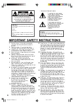 Preview for 2 page of Yamaha NS-P620 Owner'S Manual