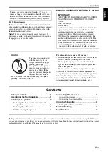 Preview for 3 page of Yamaha NS-PA40 Owner'S Manual