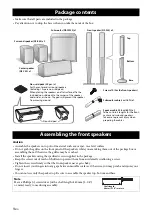 Preview for 4 page of Yamaha NS-PA40 Owner'S Manual