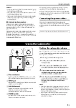 Preview for 9 page of Yamaha NS-PA40 Owner'S Manual