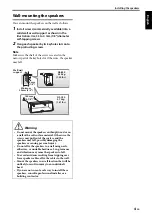 Preview for 9 page of Yamaha NS-PA41 Owner'S Manual