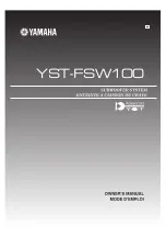 Preview for 1 page of Yamaha NS-SP7800PN - 5.1-CH Home Theater Speaker Sys Owner'S Manual