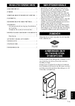 Предварительный просмотр 21 страницы Yamaha NS-SW210 Owner'S Manual