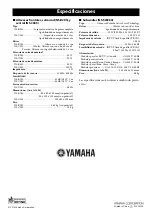 Предварительный просмотр 16 страницы Yamaha NS-SW280 Owner'S Manual