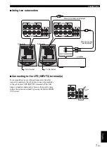 Предварительный просмотр 11 страницы Yamaha NS-SW700 Owner'S Manual