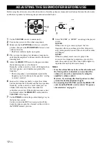 Предварительный просмотр 16 страницы Yamaha NS-SW700 Owner'S Manual