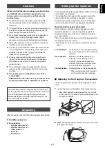 Предварительный просмотр 3 страницы Yamaha NS-U40P Owner'S Manual