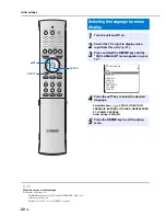 Preview for 22 page of Yamaha NS-WSW160 Owner'S Manual