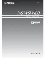 Preview for 81 page of Yamaha NS-WSW160 Owner'S Manual