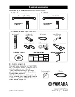 Preview for 94 page of Yamaha NS-WSW160 Owner'S Manual