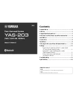 Yamaha NS-WSW41 Owner'S Manual preview