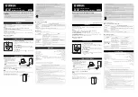 Предварительный просмотр 2 страницы Yamaha NX-U02 Owner'S Manual