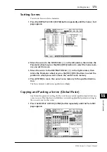 Предварительный просмотр 173 страницы Yamaha O1V96 Owner'S Manual