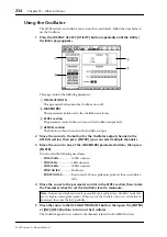 Предварительный просмотр 234 страницы Yamaha O1V96 Owner'S Manual