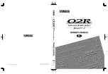 Предварительный просмотр 1 страницы Yamaha O2R Owner'S Manual