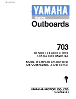 Yamaha Outboards 703 Operation Manual preview