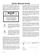 Предварительный просмотр 3 страницы Yamaha P-100 Owner'S Manual