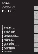 Yamaha P-105 Owner'S Manual preview