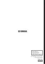 Preview for 34 page of Yamaha P-105 Owner'S Manual