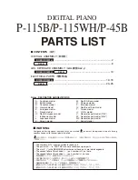 Предварительный просмотр 72 страницы Yamaha P-115B Service Manual