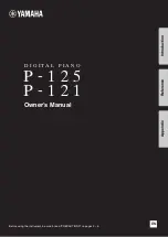 Yamaha P-121 Owner'S Manual preview