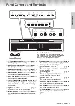 Preview for 9 page of Yamaha P-125 Owner'S Manual